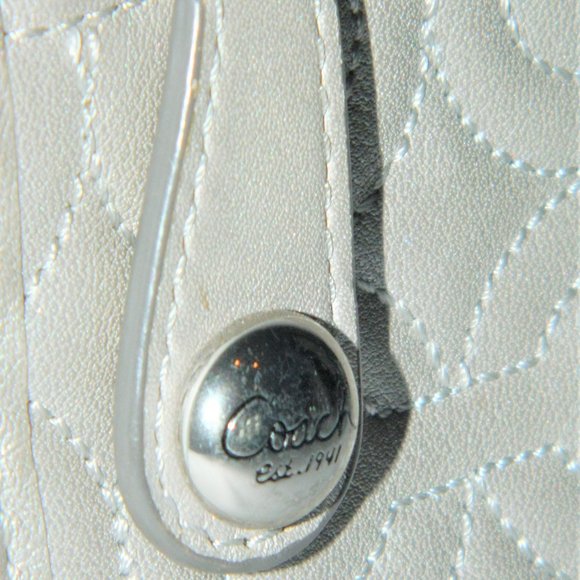 Coach Denim and Silver Zip Tote with Wallet - Picture 13 of 15